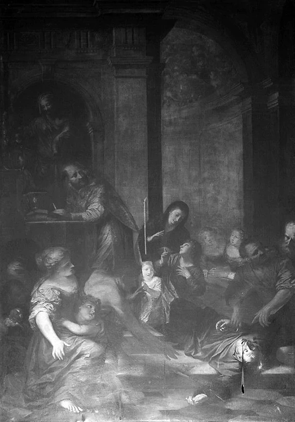Morte del beato Gioacchino Piccolomini da Siena - Chiesa della SS. Annunziata, Firenze